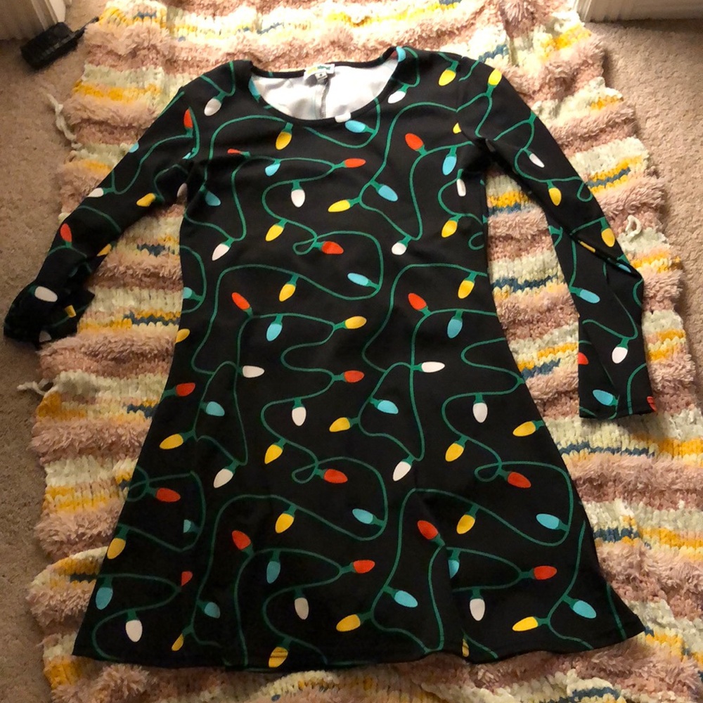 Christmas lights dress